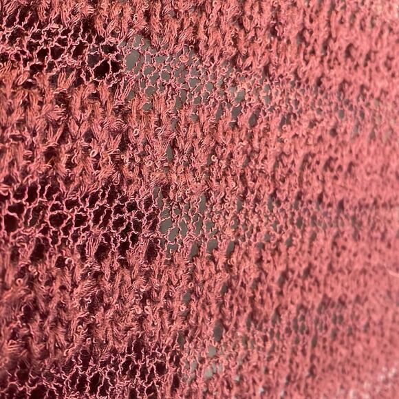 Burgundy Brink Loose knit Sweater Duster - Picture 11 of 13